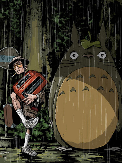 Totoro and ...Hunter S. Thompson?